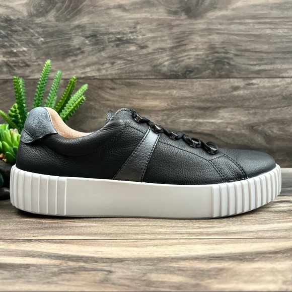 NIB Romika Montreal S 04 Black Leather Platform Low Top Sneaker 39 8-8.5 - Picture 5 of 12